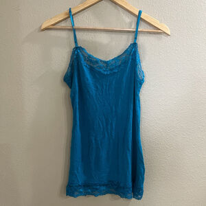 Y2K Womens Small Lace Trimmed Tank Top 90s Fairy Bella Swan Elena